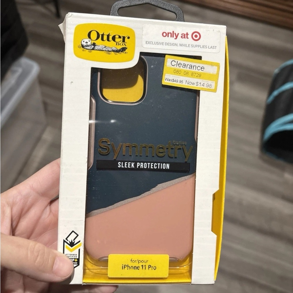 OtterBox Symmetry Case for iPhone 11 Pro - Black and Pink